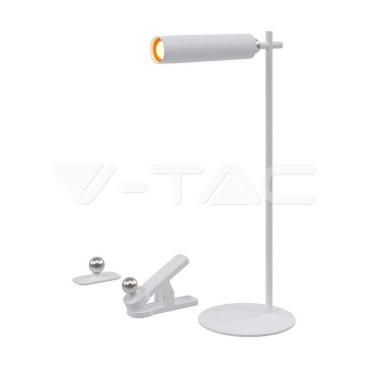 3W LED Магнитна Настолна Лампа 4000K Бяло Тяло - rZ commerce 3W LED Магнитна Настолна Лампа 4000K Бяло Тяло