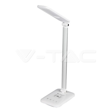 7W LED Настолна Лампа Wireless Charger 3in1 Бяла - rZ commerce 7W LED Настолна Лампа Wireless Charger 3in1 Бяла