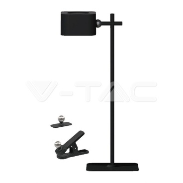 3W LED Магнитна Настолна Лампа Батерия 1800mAh CCT: 3IN1 Черно Тяло - rZ commerce 3W LED Магнитна Настолна Лампа Батерия 1800mAh CCT: 3IN1 Черно Тяло