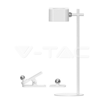 3W LED Магнитна Настолна Лампа Батерия 1800mAh CCT: 3IN1 Бяло Тяло - rZ commerce 3W LED Магнитна Настолна Лампа Батерия 1800mAh CCT: 3IN1 Бяло Тяло
