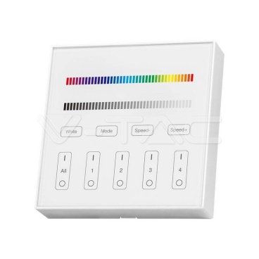 Дистанционно Тъч 4 Канално RGB+W Стена