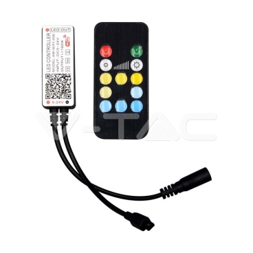 Wifi Контролер + Дистанционно CCT 3в1+RGB 24 Бутона