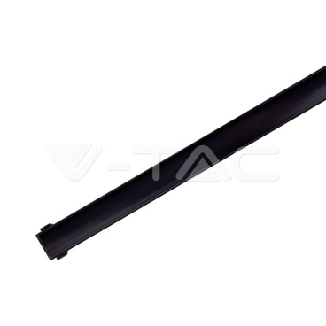 Монтажен Kит С Дифузер За ЛЕД Лента Алуминиев Черен 2000* 23.5*10MM