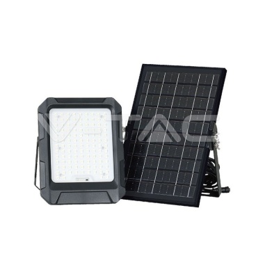 10W LED Соларен Прожектрор 3.7V 8Ah Батерия