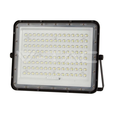 20W LED Соларен Прожектор 6400K Сменяема Батерия Черно Тяло