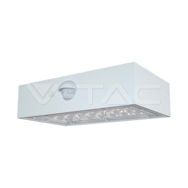 3W LED Соларна Стенна Лампа със Сензор 4000K+3000K Бяла - rZ commerce 3W LED Соларна Стенна Лампа със Сензор 4000K+3000K Бяла