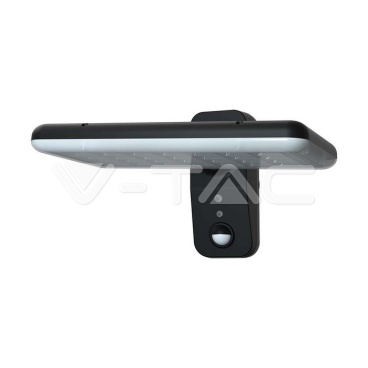 15W LED Соларна Стенна Лампа CCT: 6000K+4000K Черна с PIR сензор 2000lm - rZ commerce 15W LED Соларна Стенна Лампа CCT: 6000K+4000K Черна с PIR сензор 2000lm