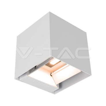 9W COB LED Соларна Стенна Лампа с Батерия 1x2600mAh 16ч.3000K Бяло Тяло IP65