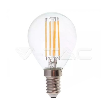 LED Крушка - 6W Filament E14 P45 3000К