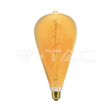 LED Крушка - 4W Filament Спирала ST120 2700K Амбър - rZ commerce LED Крушка - 4W Filament Спирала ST120 2700K Амбър