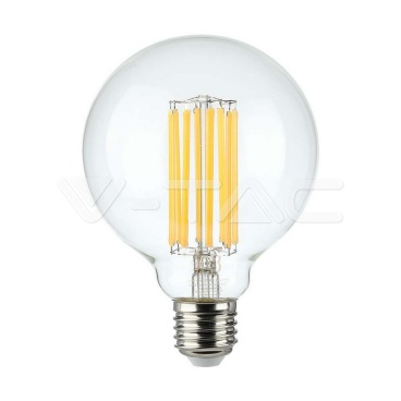 LED Крушка - 6W Filament E27 G95 3000K - rZ commerce LED Крушка - 6W Filament E27 G95 3000K