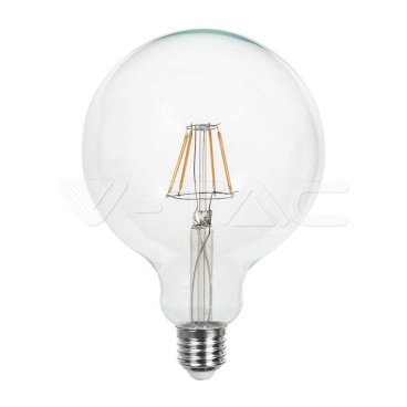 LED Крушка - 10W Filament E27 G125 3000K 1055Lm - rZ commerce LED Крушка - 10W Filament E27 G125 3000K 1055Lm