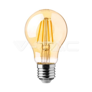 LED Крушка - 12.5W Filament E27 A70 Amber 2200K - rZ commerce LED Крушка - 12.5W Filament E27 A70 Amber 2200K