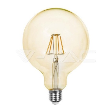 LED Крушка - 12W Filament E27 G125 2200K - rZ commerce LED Крушка - 12W Filament E27 G125 2200K