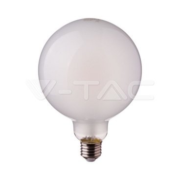 LED Крушка - 7W Filament E27 G125 Матирано Покритие 6400K