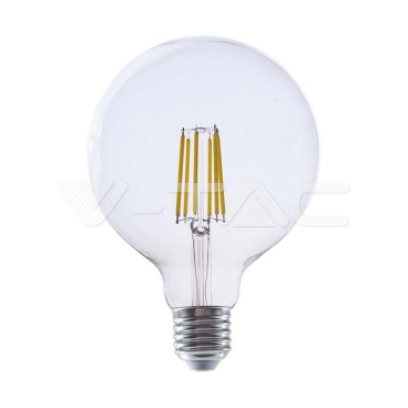 LED Крушка - 4W Filament E27 G125 4000К - rZ commerce LED Крушка - 4W Filament E27 G125 4000К
