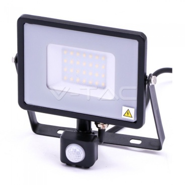 30W LED Прожектор Със Сензор SAMSUNG ЧИП Черно Тяло 3000К - rZ commerce 30W LED Прожектор Със Сензор SAMSUNG ЧИП Черно Тяло 3000К