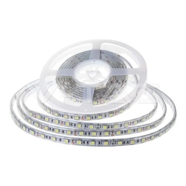LED Лента SMD2835 - 120/1 24V IP65 4000K Двойно PCB 10М Ролка