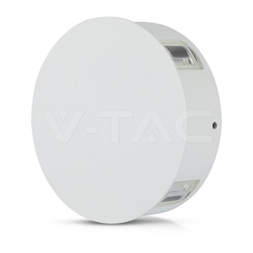 4W Стенна Лампа Бяло Тяло 3000К IP65