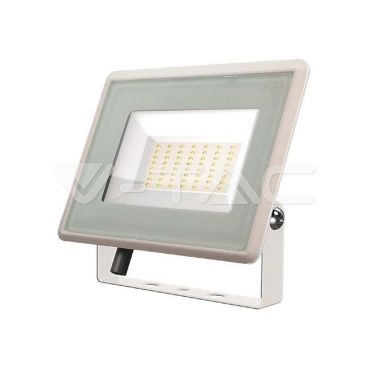 50W LED Прожектор Бяло Тяло 6400K