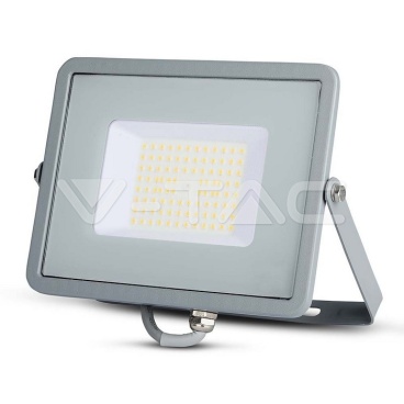 50W LED Прожектор SAMSUNG ЧИП SMD G2 SLIM Сиво Тяло 4000К