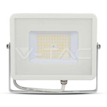 50W LED Прожектор SAMSUNG ЧИП SMD G2 SLIM Бяло Тяло 4000К