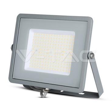 100W LED Прожектор SAMSUNG ЧИП G2 SMD SLIM Сиво Тяло 4000К 120LM/W