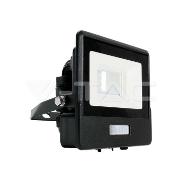 10W LED Прожектор PIR Сензор SAMSUNG ЧИП Черно - rZ commerce 10W LED Прожектор PIR Сензор SAMSUNG ЧИП Черно