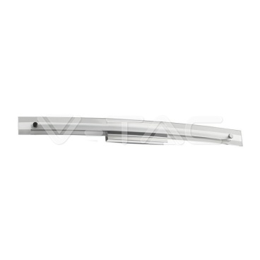 12W LED Стенна/Таванна Лампа Стъкло/Хром 4000К - rZ commerce 12W LED Стенна/Таванна Лампа Стъкло/Хром 4000К