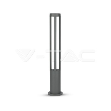 10W LED Наземна лампа сиво тяло 80см 3000К