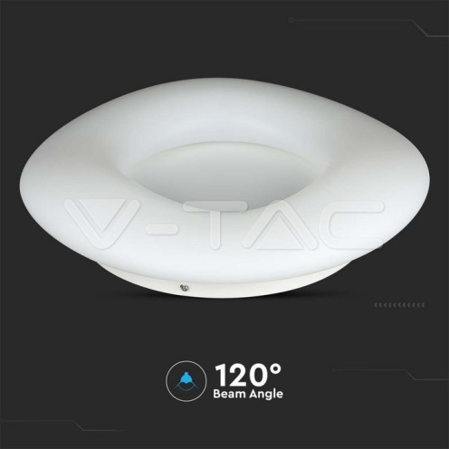 80W Пендел/Плафон Кръг 3 Цветен D:750*H:120 Димиращ Бял - изглед 12