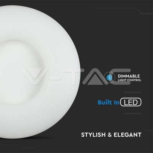 80W Пендел/Плафон Кръг 3 Цветен D:750*H:120 Димиращ Бял - изглед 11