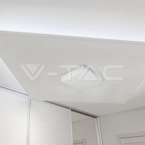 15W LED Плаофн SAMSUNG CHIP Frameless Квадрат 3000K IP44 120LM/W - изглед 10