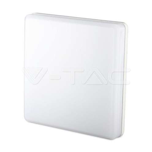 15W LED Плаофн SAMSUNG CHIP Frameless Квадрат 3000K IP44 120LM/W - изглед 1
