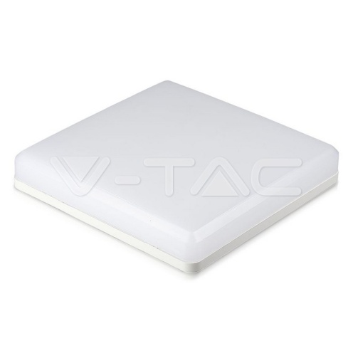 15W LED Плаофн SAMSUNG CHIP Frameless Квадрат 3000K IP44 120LM/W - изглед 3