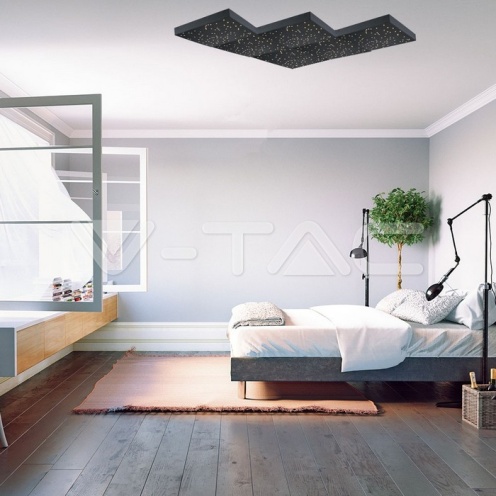 8W LED Таванна Лампа 3 Цветна Черно Тяло - изглед 2 - rZ commerce 8W LED Таванна Лампа 3 Цветна Черно Тяло - изглед 2