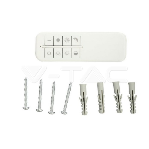 8W LED Таванна Лампа 3 Цветна Бяло Тяло - изглед 7 - rZ commerce 8W LED Таванна Лампа 3 Цветна Бяло Тяло - изглед 7