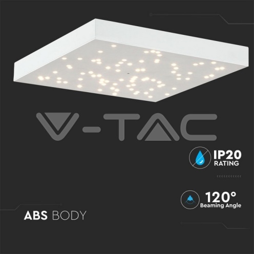 8W LED Таванна Лампа 3 Цветна Бяло Тяло - изглед 9 - rZ commerce 8W LED Таванна Лампа 3 Цветна Бяло Тяло - изглед 9