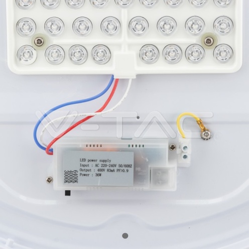 36W LED Плафон Мат Ф450 3в1 Сменяем Спектър - изглед 10 - rZ commerce 36W LED Плафон Мат Ф450 3в1 Сменяем Спектър - изглед 10
