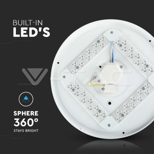 36W LED Плафон Звезди Ф450 3в1 Сменяем Спектър - изглед 12 - rZ commerce 36W LED Плафон Звезди Ф450 3в1 Сменяем Спектър - изглед 12