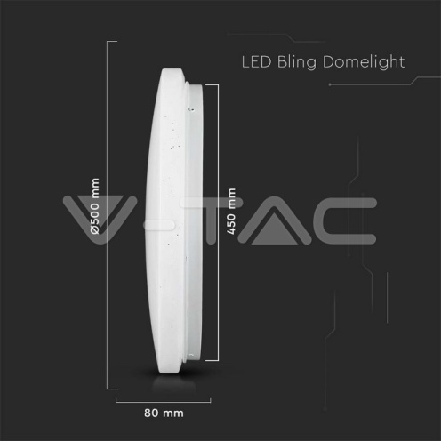 36W LED Плафон Звезди Ф450 3в1 Сменяем Спектър - изглед 3 - rZ commerce 36W LED Плафон Звезди Ф450 3в1 Сменяем Спектър - изглед 3