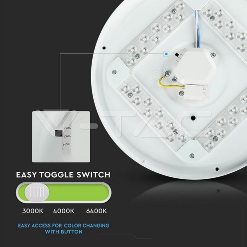 36W LED Плафон Звезди Ф450 3в1 Сменяем Спектър - изглед 2 - rZ commerce 36W LED Плафон Звезди Ф450 3в1 Сменяем Спектър - изглед 2