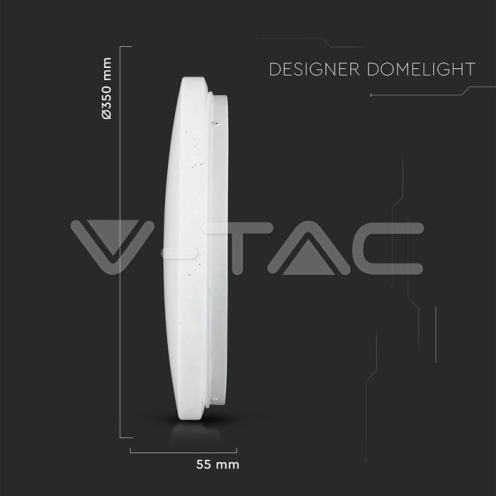 24W LED Плафон Звезди Ф300 3в1 Сменяем Спектър - изглед 4 - rZ commerce 24W LED Плафон Звезди Ф300 3в1 Сменяем Спектър - изглед 4
