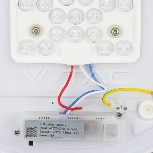 18W LED Плафон Мат Ф300 3в1 Сменяем Спектър - изглед 11 - rZ commerce 18W LED Плафон Мат Ф300 3в1 Сменяем Спектър - изглед 11