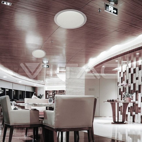 36W-72W-36W LED Плафон С Дистанционно Димиращ Ринг Ф670 - изглед 5