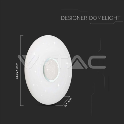 60W LED Плафон С Дистанционно Димиращ Шайба Ф400 - изглед 7 - rZ commerce 60W LED Плафон С Дистанционно Димиращ Шайба Ф400 - изглед 7