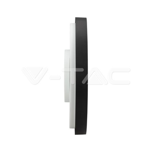 24W LED Плафон Сензор SAMSUNG Чип 4000K Кръг Черна Рамка IP44 - изглед 13