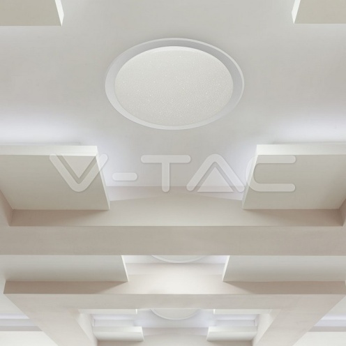 LED Плафониета - 40W SMART Ф350 Звезди Топла + Студена Светлина - изглед 4 - rZ commerce LED Плафониета - 40W SMART Ф350 Звезди Топла + Студена Светлина - изглед 4