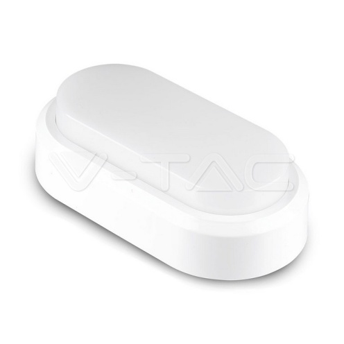 8W Плафониера Овал Бяло Тяло 3000К IP54 - изглед 5 - rZ commerce 8W Плафониера Овал Бяло Тяло 3000К IP54 - изглед 5