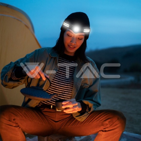 3W SMD + 5W COB Силиконов Челник IP44 - изглед 3 - rZ commerce 3W SMD + 5W COB Силиконов Челник IP44 - изглед 3